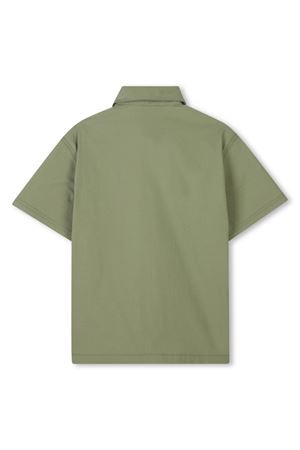 Camicia in cotone verde GIVENCHY KIDS | H30686634